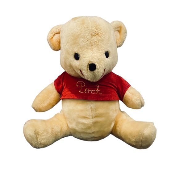 1960s Vintage Winnie The Pooh Bear Stuffed Toy Plush 19” Disney - Picture 1 of 10
